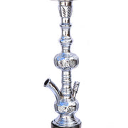 32 Inch Silver Hookah By KM - Oxide Hookah