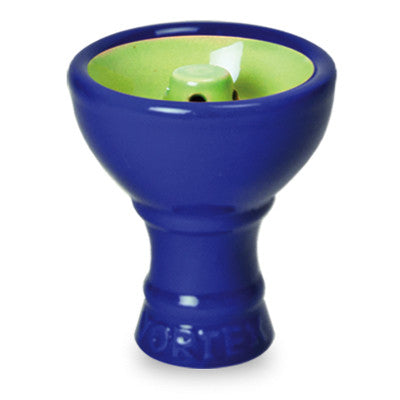Blue & Green Vortex Shisha Bowl