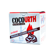 CocoUrth Big Cube Coconut Hookah Charcoals - Box of 64 pieces