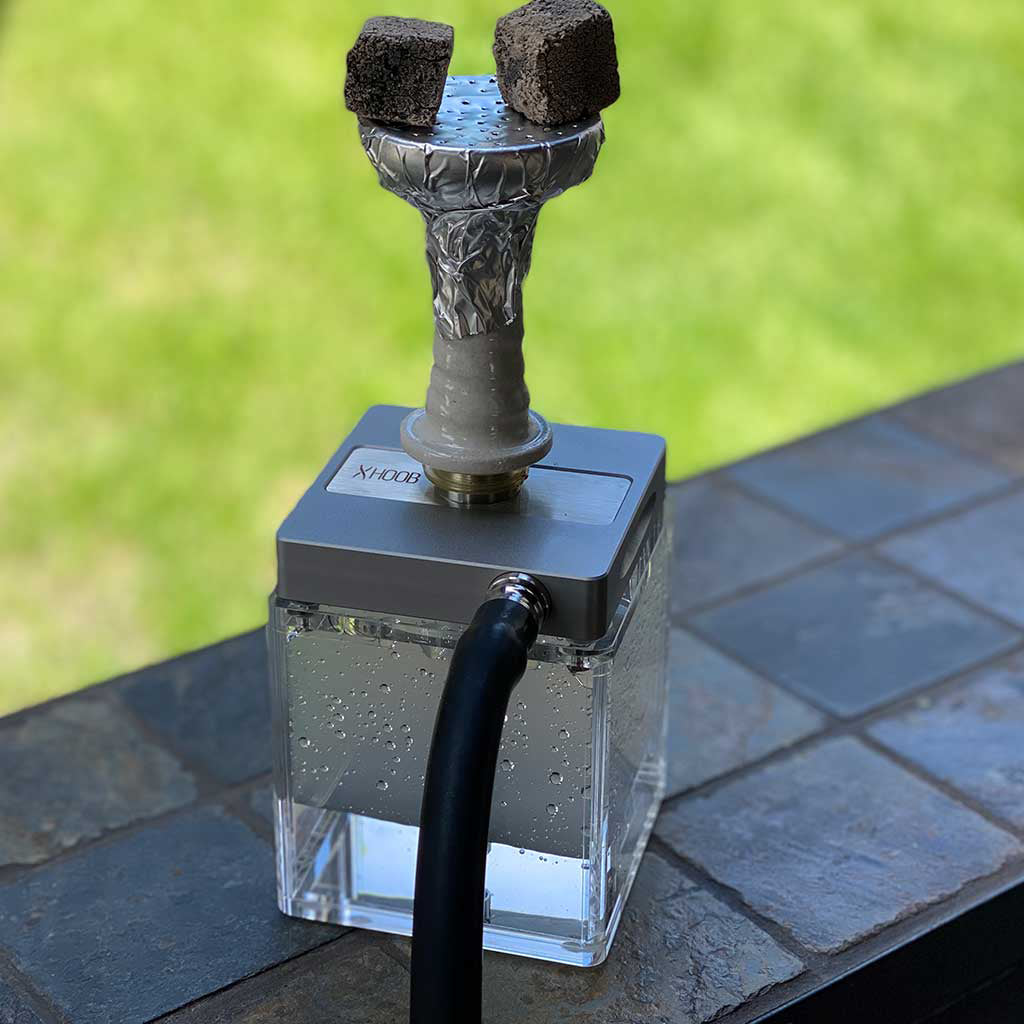 Hoob SubAtom Hookah - Available in Black, Vanta & Orchid Hoob SubAtom Hookah - Available in Black, Vanta & Orchid
