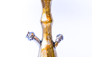 Golden Mini Snake Stem, Hookah - Khalil Mamoon, Oxide Hookah