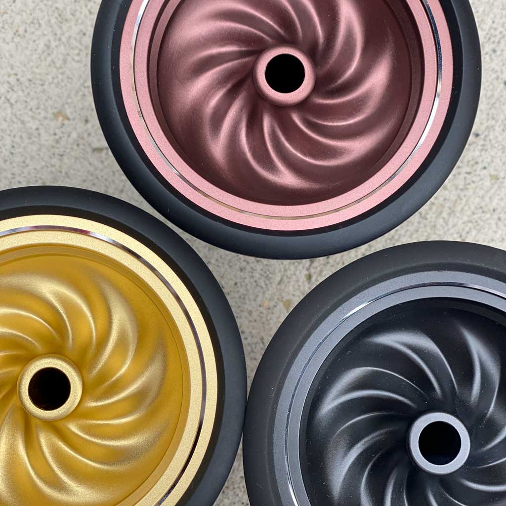 Kaloud Samsaris - Ciotola in silicone e alluminio per Lotus I, Lotus I+ e Lotus 2 (Argent Silver