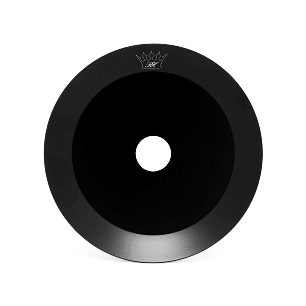 Regal Hookah Tray - Anodized Aluminum - Matte Black